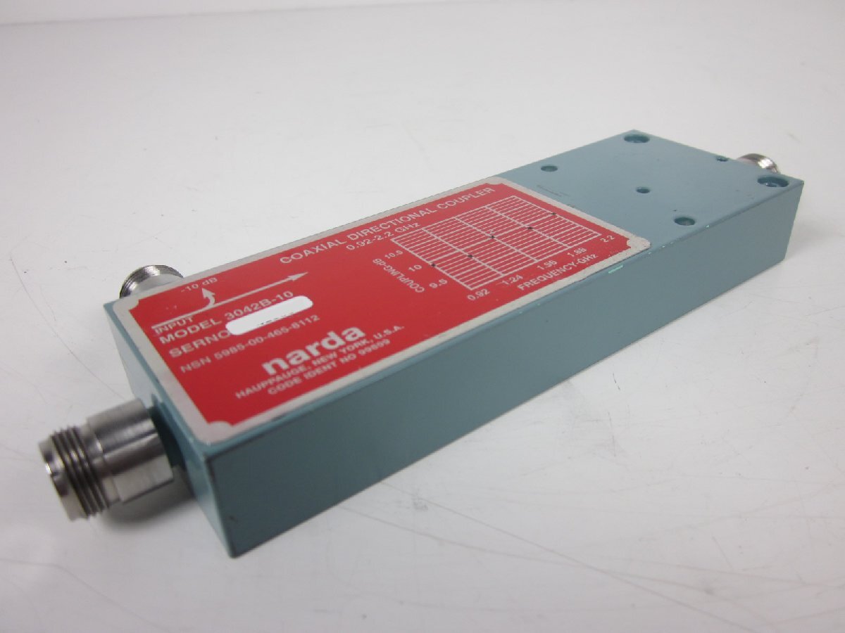 Narda 3042B-10 Directional Coupler 0.92-2.2GHz 10dB 200W [k1231264505]