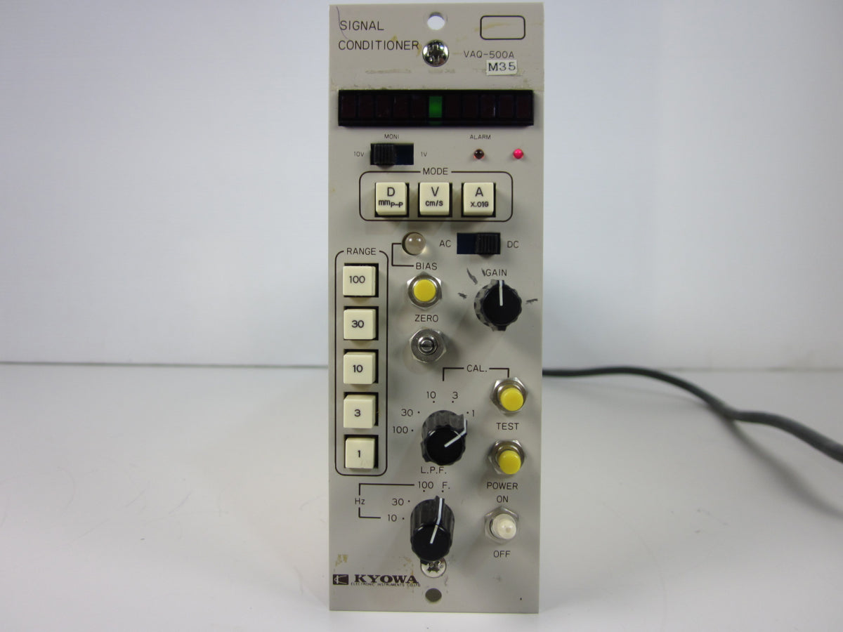 KYOWA VAQ500A M35 Signal Conditioner [j1231263114]