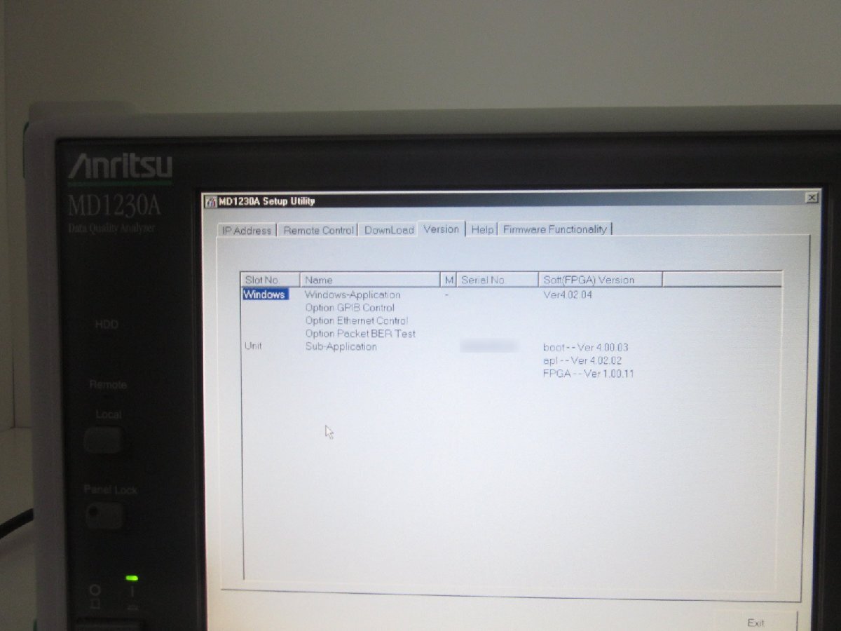 Anritsu MD1230A Data Quality Analyzer [g1231251695]