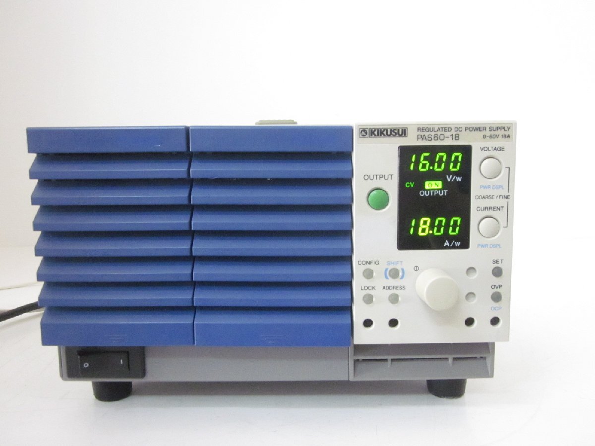 Kikusui PAS60-18 DC Power Supply 0-60V 0-18A [b1231258906]