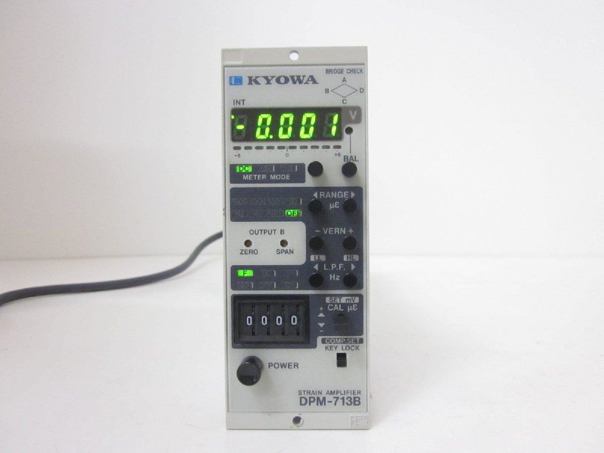 Kyowa DPM713B Strain Amplifier Signal Conditioner [c1231265706]