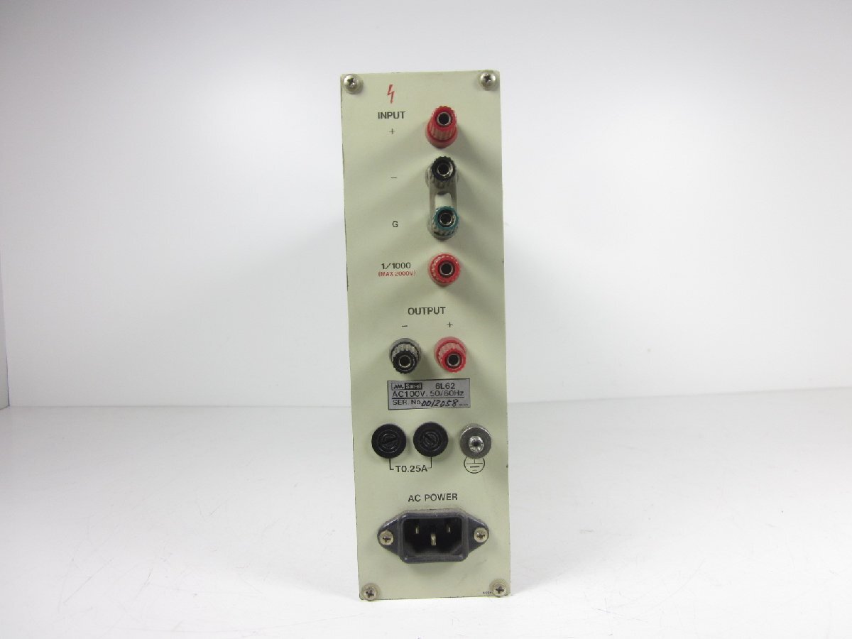NEC 6L62 DC Amplifier with Gain 1/2/5/10/20/50/100/200/500/1000 DC-100kHz [w1231378586]