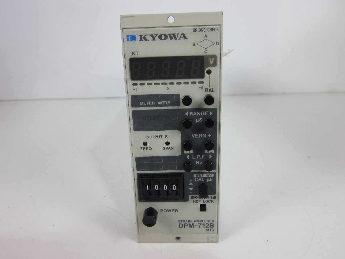 KYOWA DPM-712B Strain Gauge Amplifier DC-5kHz [c1231387963]