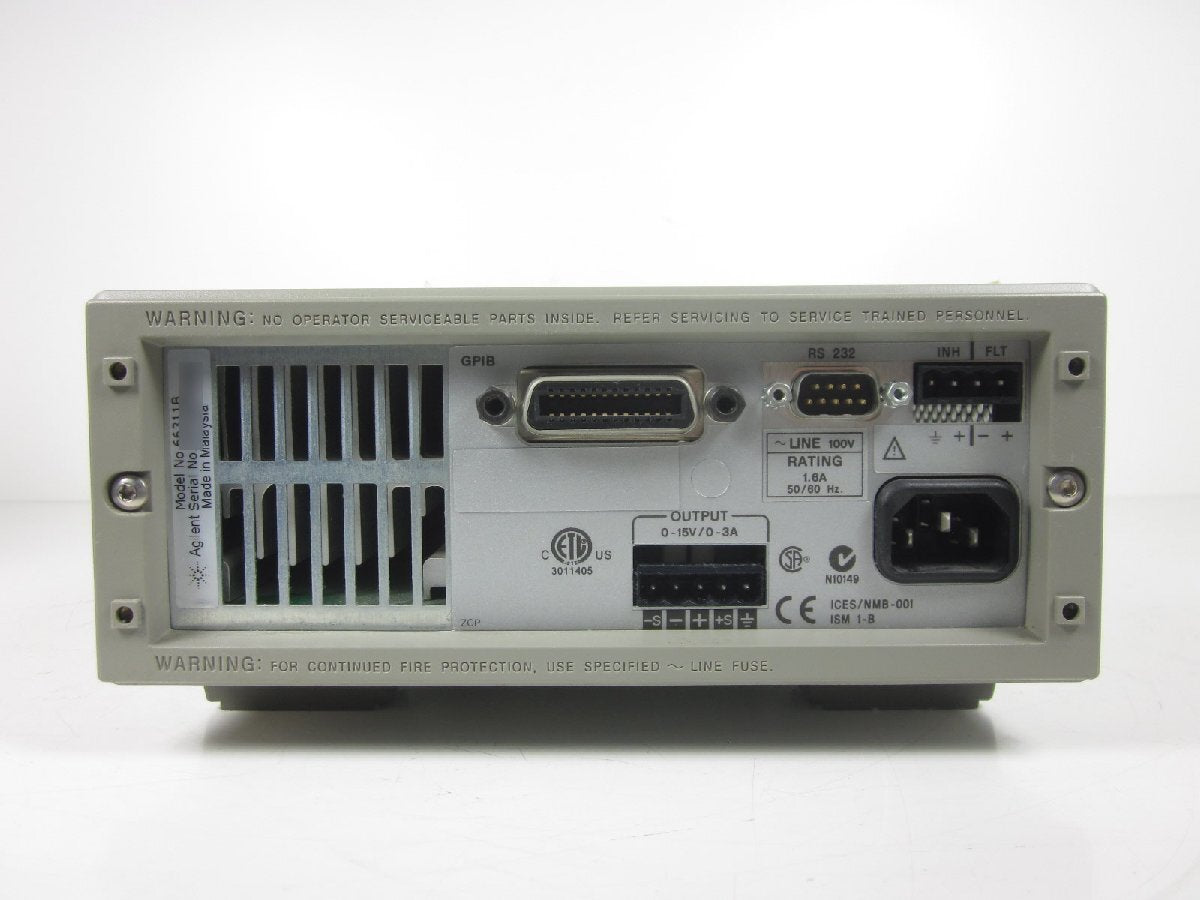 Agilent 66311B DC Power Supply 15V 3A [s1231390400]