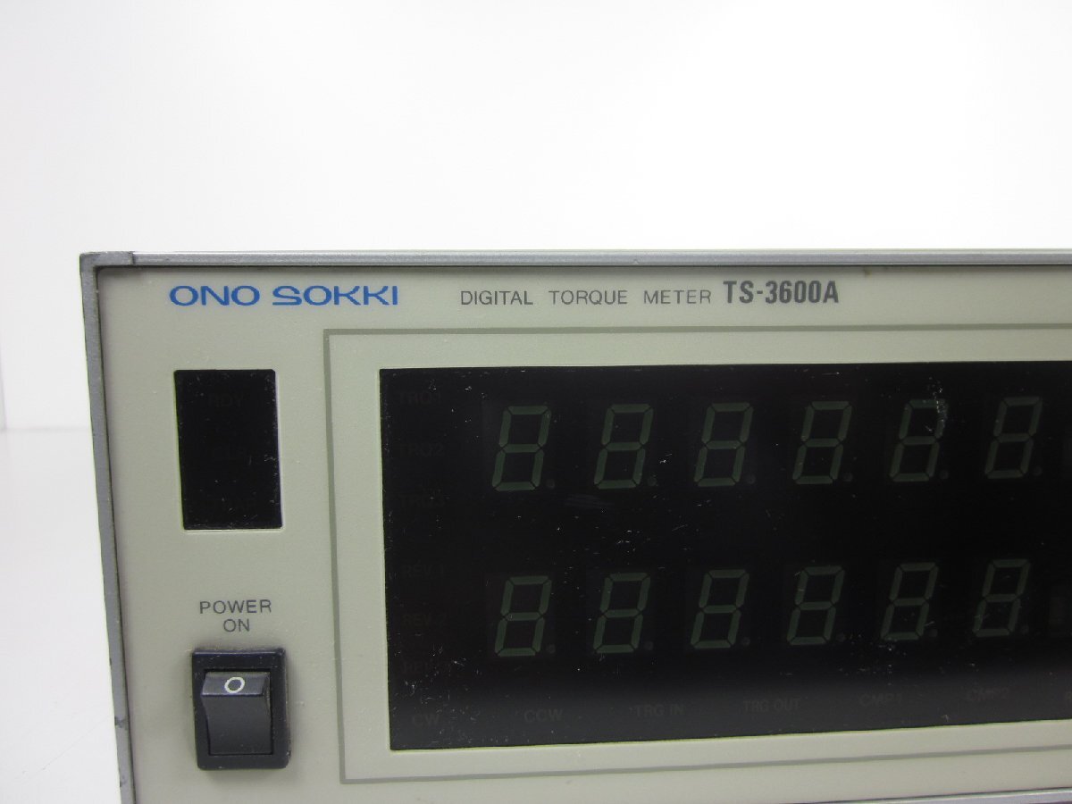 Ono Sokki TS3600A Digital Torque Meter [w1231378486]