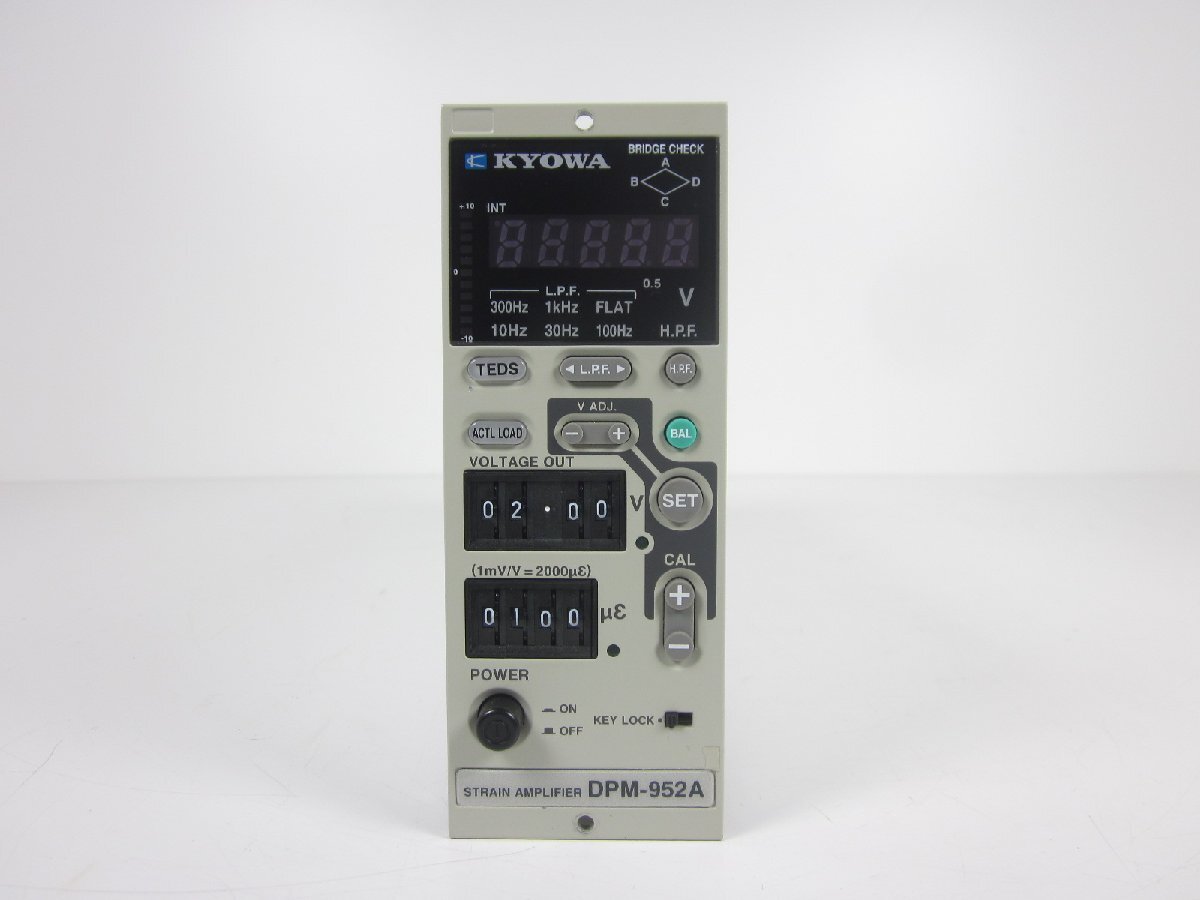 KYOWA DPM-952A Noise Measurement Instrument with Strain Amplifier [f1231376339]