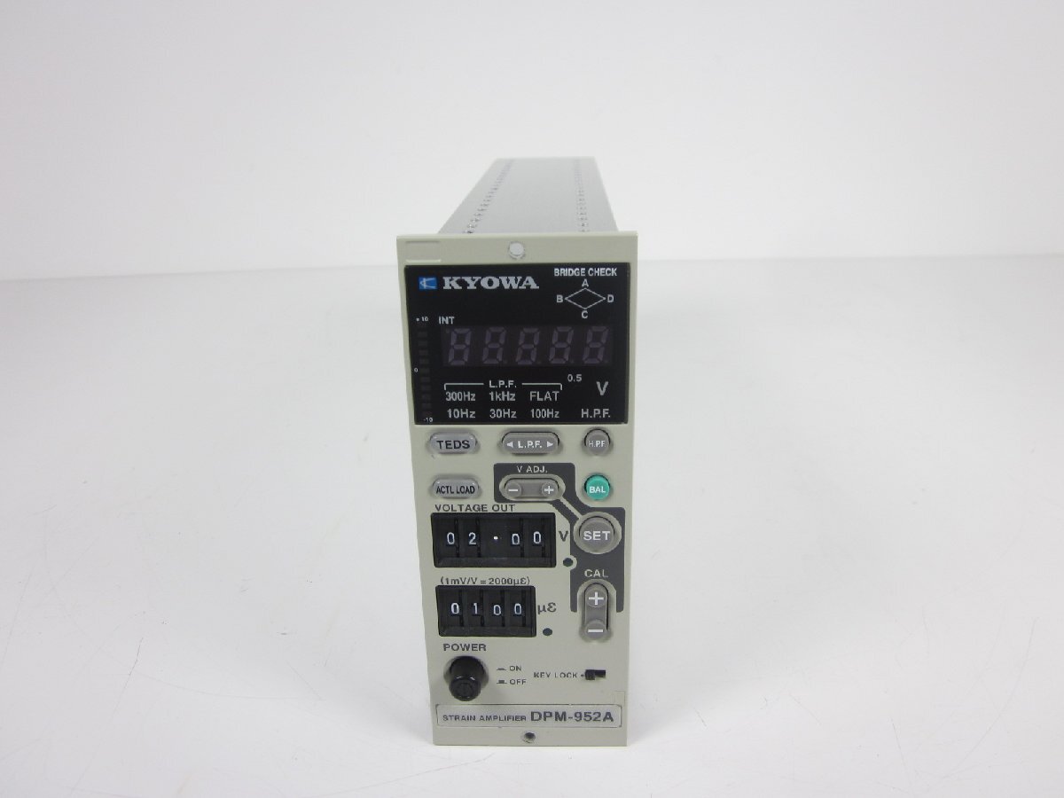 KYOWA DPM-952A Noise Measurement Instrument with Strain Amplifier [f1231376339]