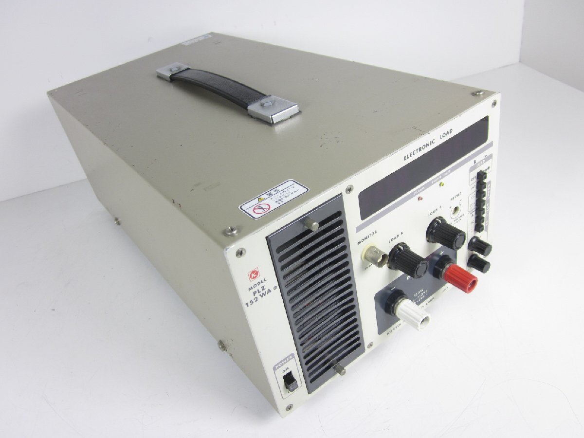 Kikusui PLZ152WA Electronic Load 0-110V 0-30A 150W [o1231384868]