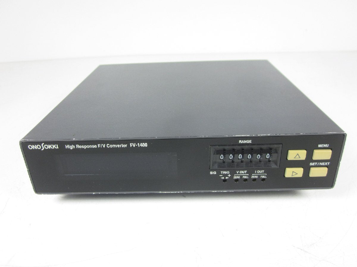 Ono Sokki FV1400 F/V Converter 1Hz-120kHz [j1231388850]