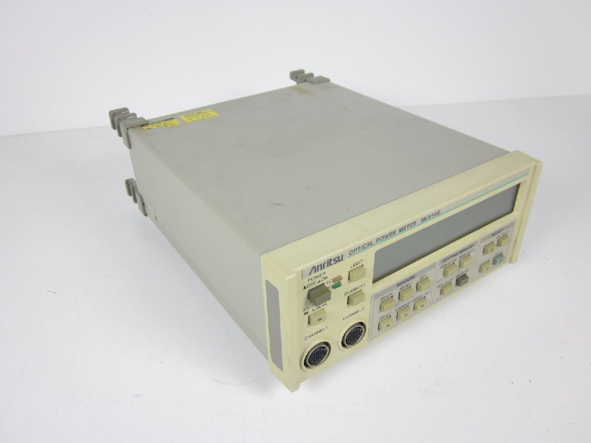 Anritsu ML910B Optical Power Meter 0.38μm-1.8μm 2 Channels [b1231377133]
