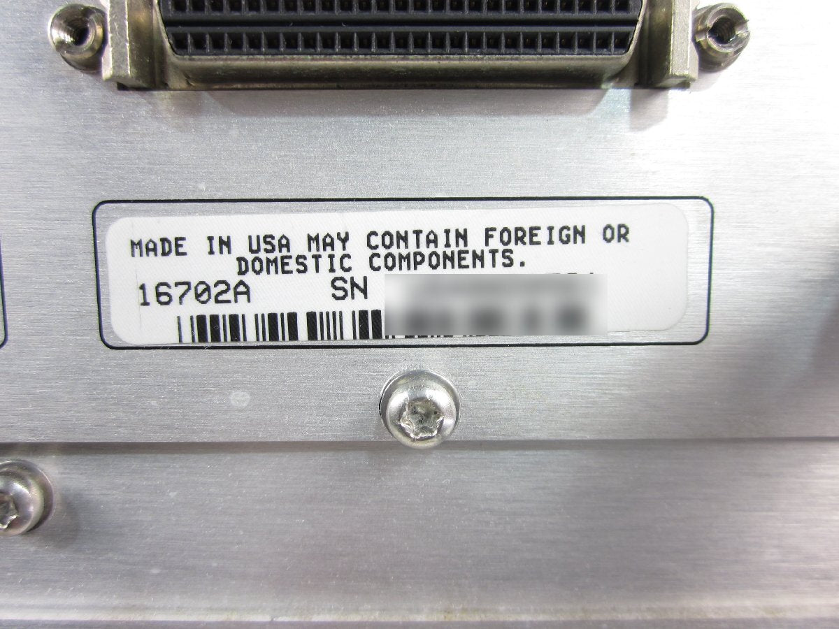 Agilent 16702A Logic Analyzer Mainframe 5 Slot [n1231385910]