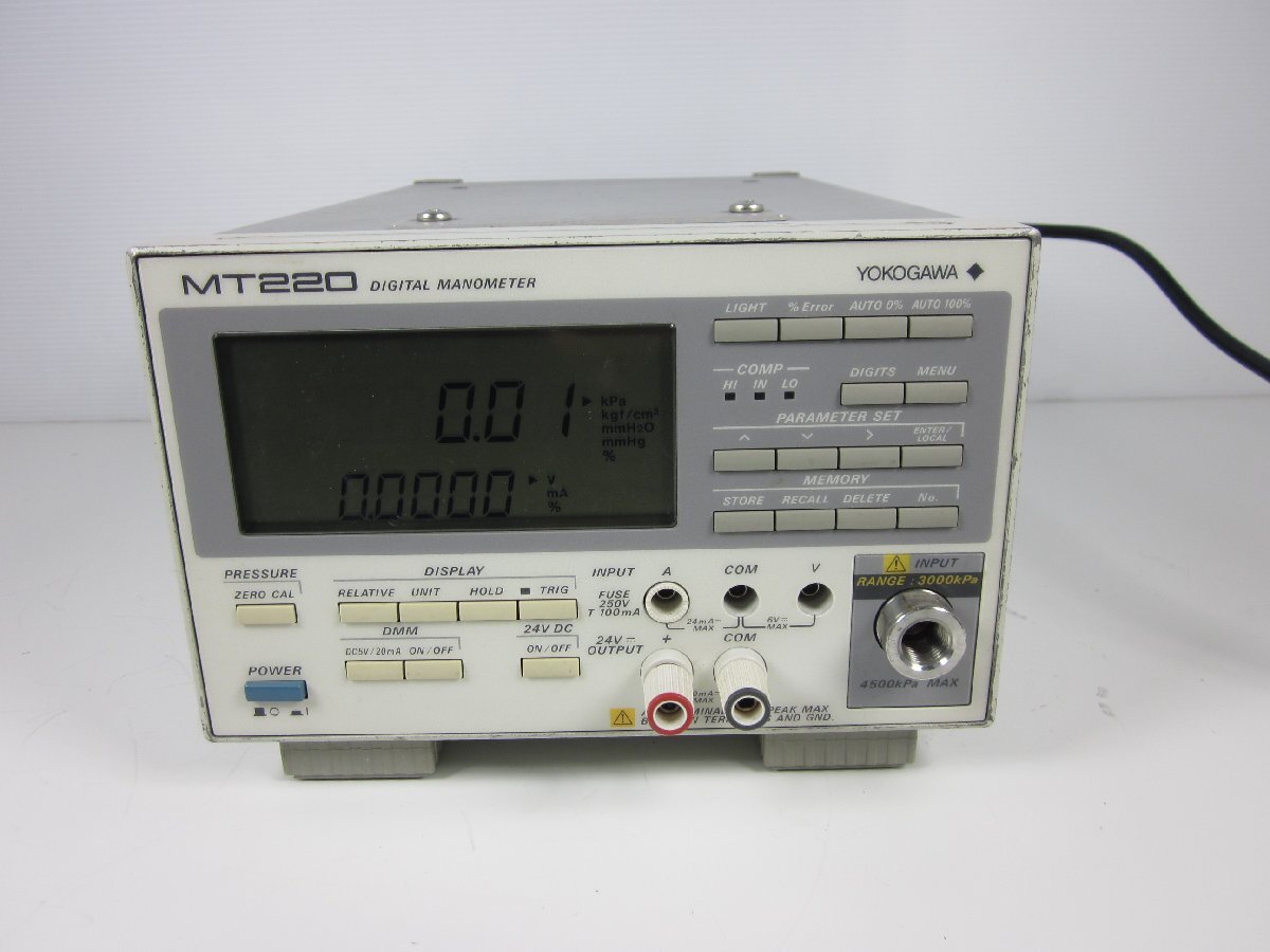 Yokogawa MT220 Digital Pressure Gauge 3000kPa [s1231385871]