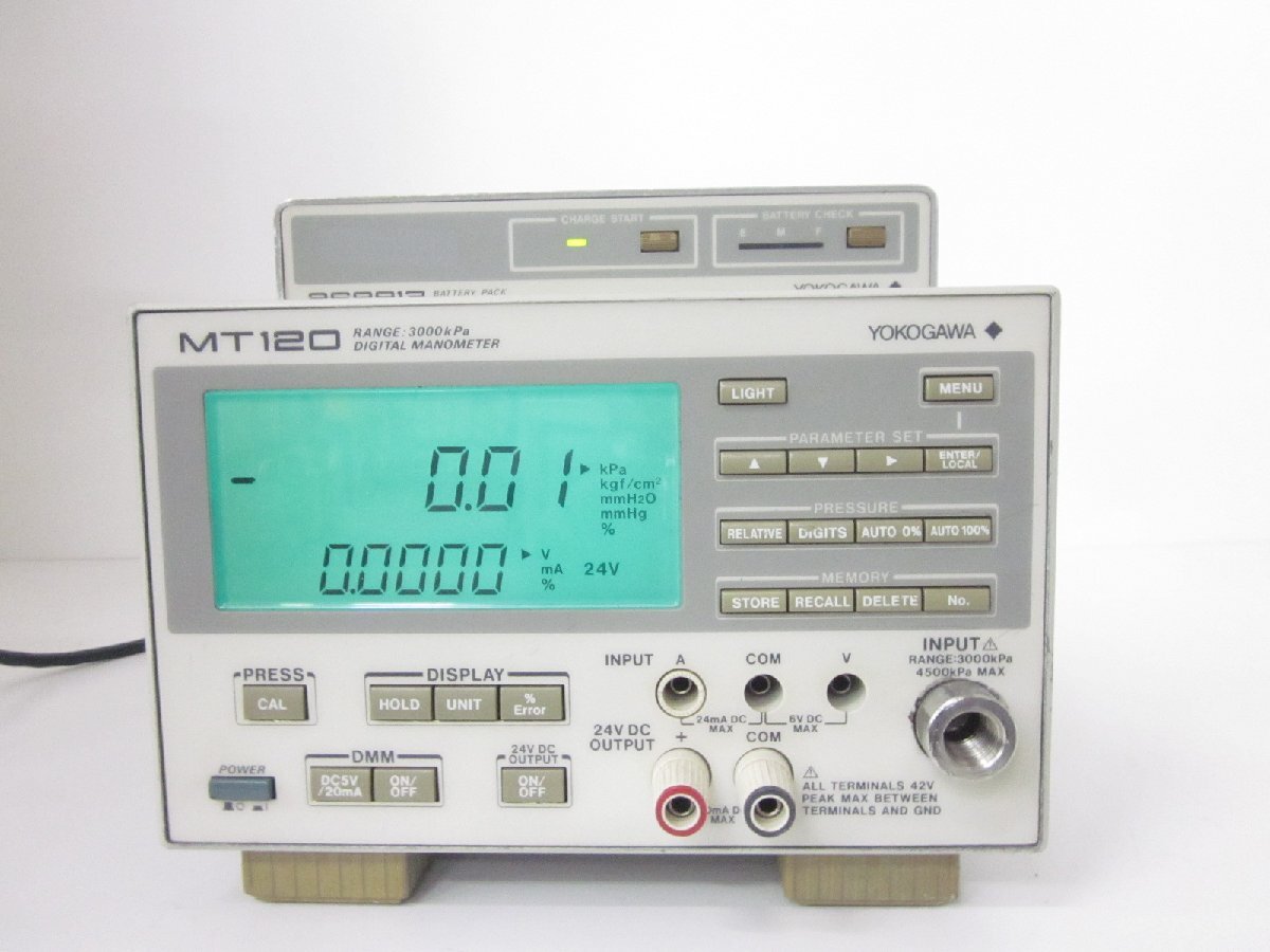 Yokogawa MT120 2652-04-U2-C1-M Digital Pressure Gauge [t1231383751]