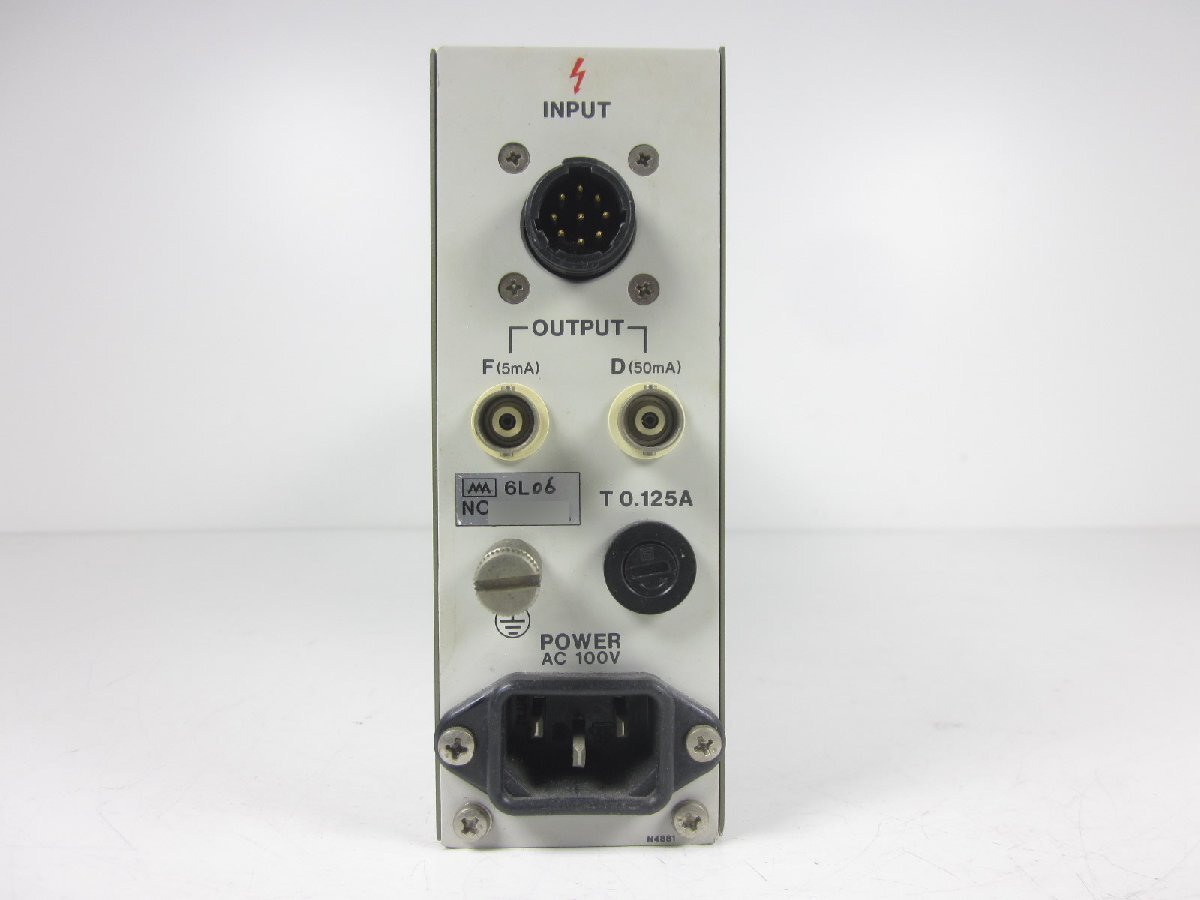 NEC 6L06 DC Amplifier Unit Range 1/2/5/10/20/50/100/200/500/1000/2000 [u1231381995]
