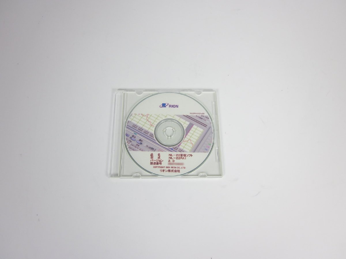 Rion NL-22PA1 Management Software for NL-22 Noise Meter [h1231381171]