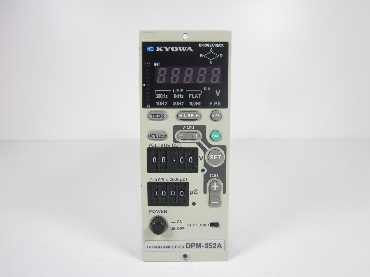 KYOWA DPM-952A Noise Measurement Instrument with Strain Amplifier [l1231385733]