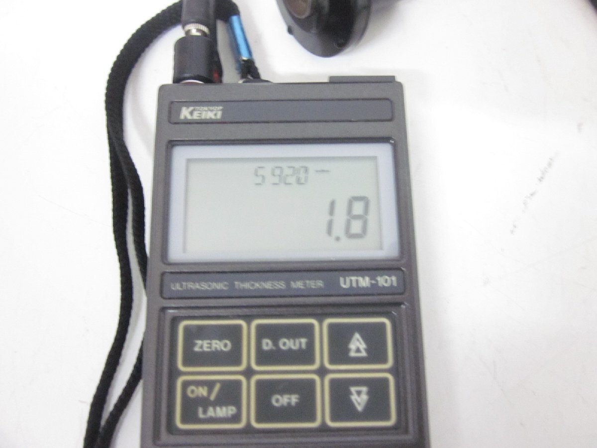 Tokyo Keiki UTM-101 Ultrasonic Thickness Gauge [g1231375546]