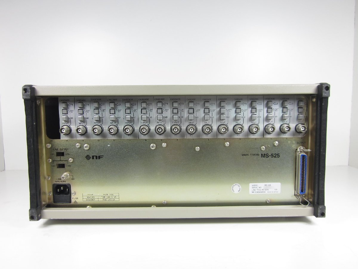 NF P-81 MS-525 16CH 24dB/oct Filter Mainframe Set [j1231385679]