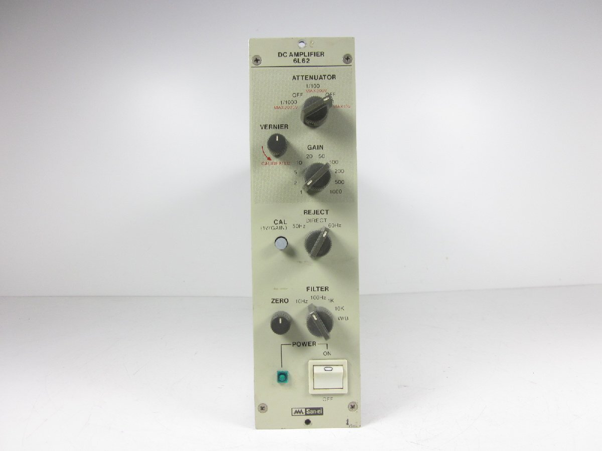 NEC 6L62 DC Amplifier with Gain 1/2/5/10/20/50/100/200/500/1000 DC-100kHz [w1231378586]