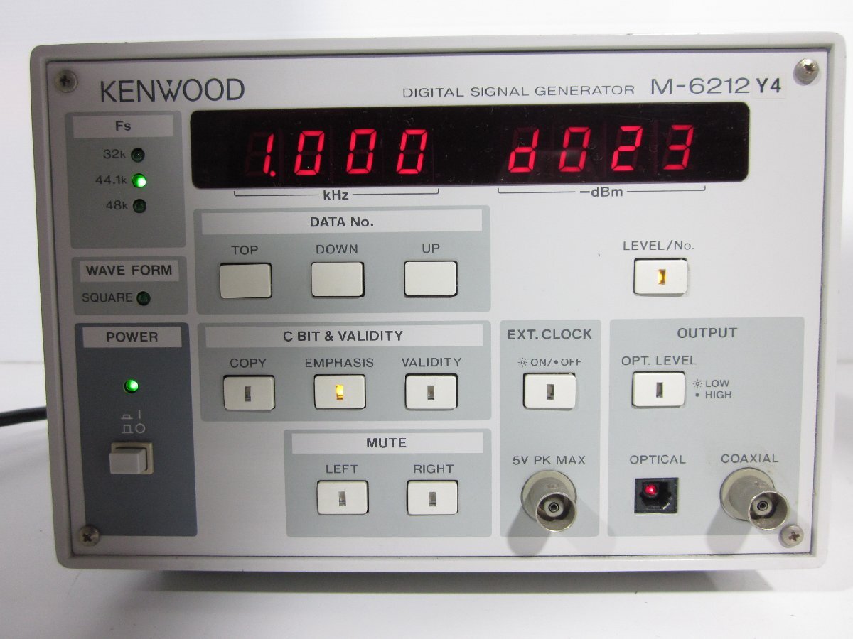 Kenwood M6212Y4 Digital Signal Generator 48kHz [e1231391520]