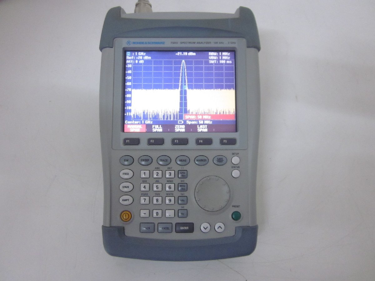 Rohde & Schwarz FSH3 Handheld Spectrum Analyzer with Preamplifier [r1231388915]