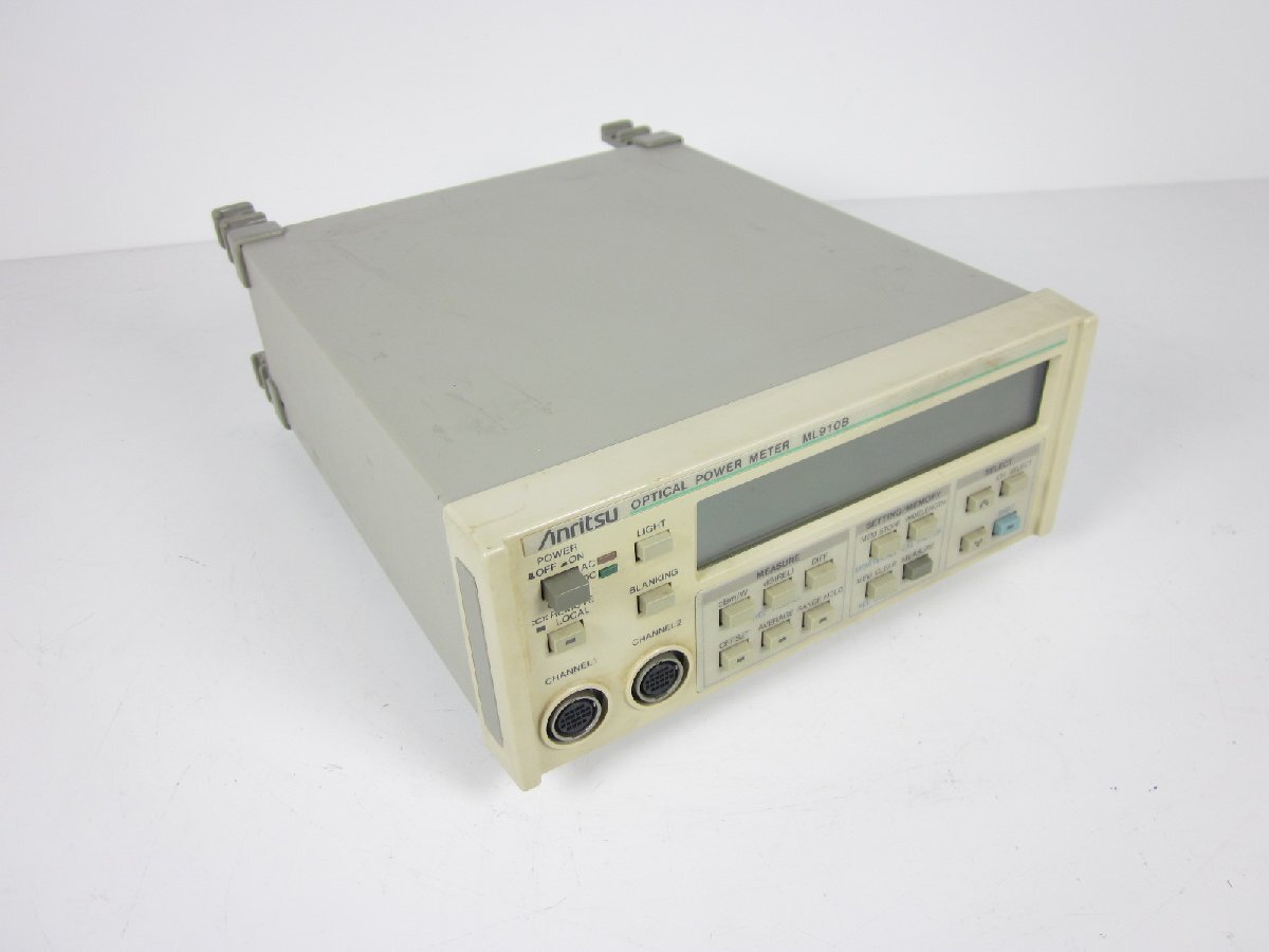 Anritsu ML910B Optical Power Meter 0.38μm-1.8μm 2 Channels [x1231373833]