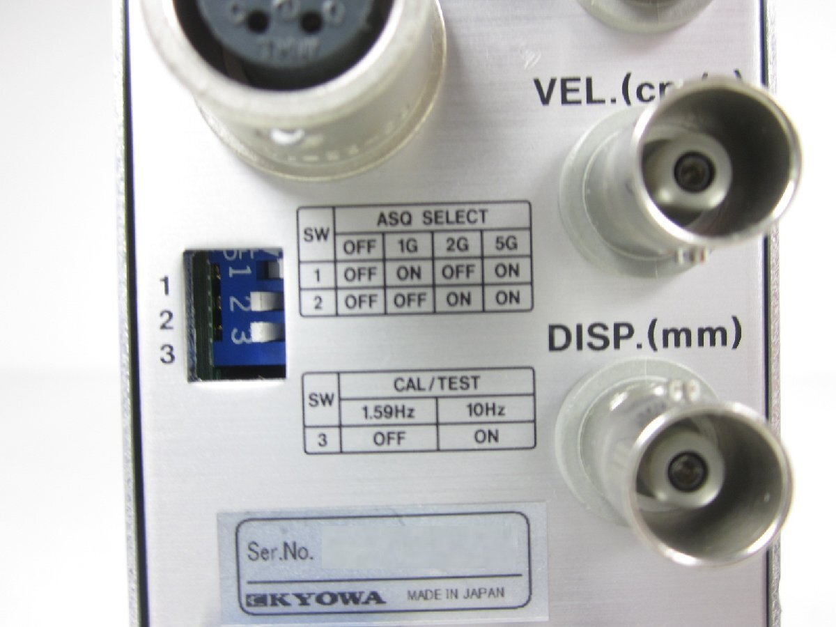 KYOWA VAQ700A Acceleration Converter Conditioner for ASQ-CA [p1231384626]