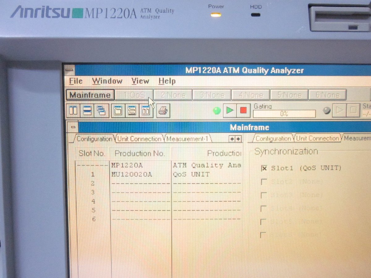 Anritsu MU120020A QOS Unit for MP1220A [t1231381167]