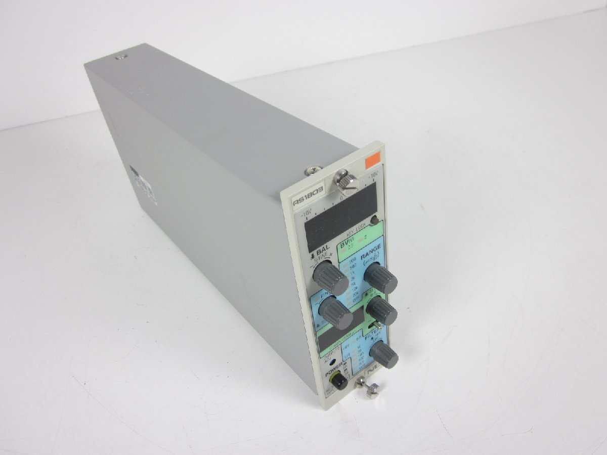 NEC Avio AS1803 Strain Amplifier Signal Conditioner 1ch [g1231384301]