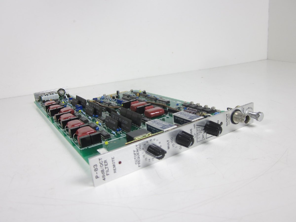 P-83 48dB/oct Filter for NF MS-521/MS-523/MS-525 0.1Hz-1.6kHz [s1231389854]