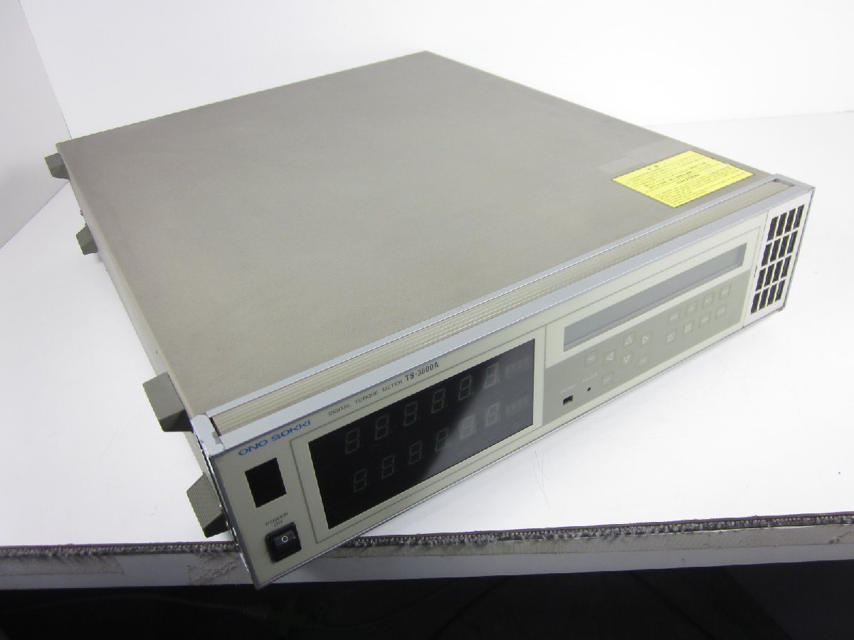 Ono Sokki TS3600A Digital Torque Meter [w1231378486]