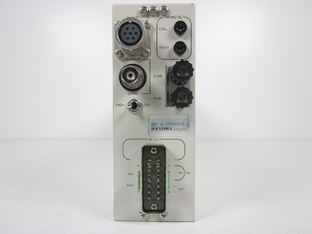 KYOWA VAQ500A Signal Conditioner for Servo Type Acceleration Converter [g1231380077]