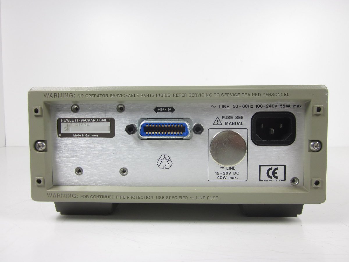 HP 8153A Optical Multimeter [o1231389150]