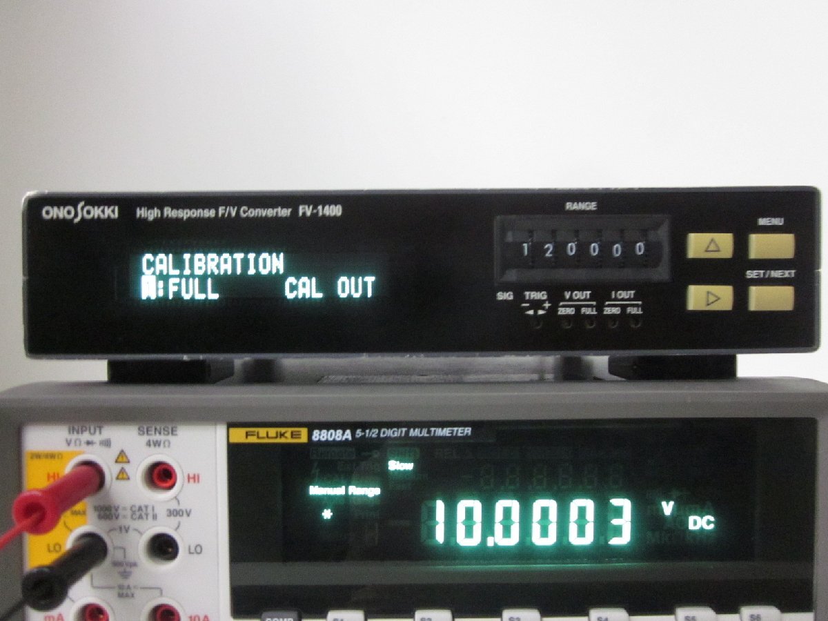 Ono Sokki FV1400 F/V Converter 1Hz-120kHz [j1231388850]
