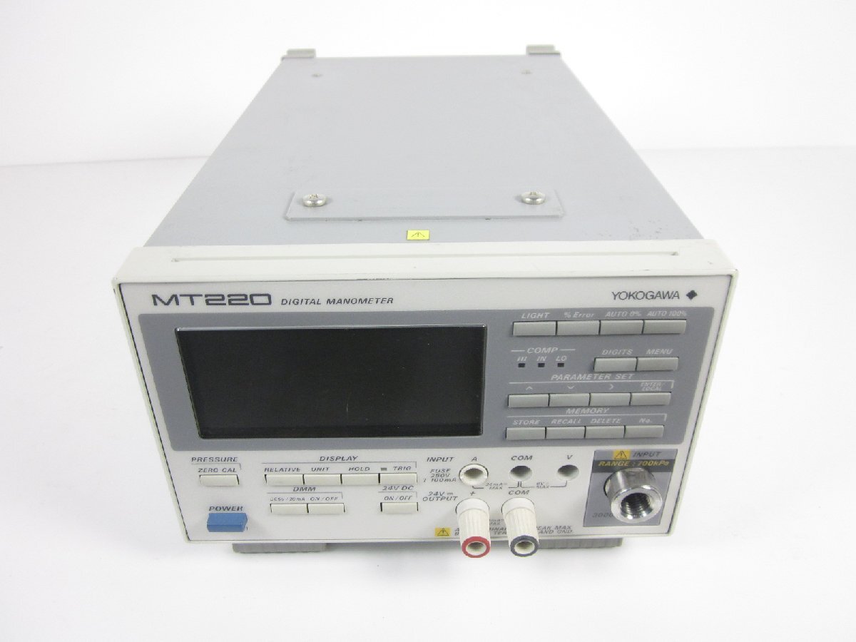 Yokogawa MT220 Digital Manometer Pressure Gauge [k1231385566]
