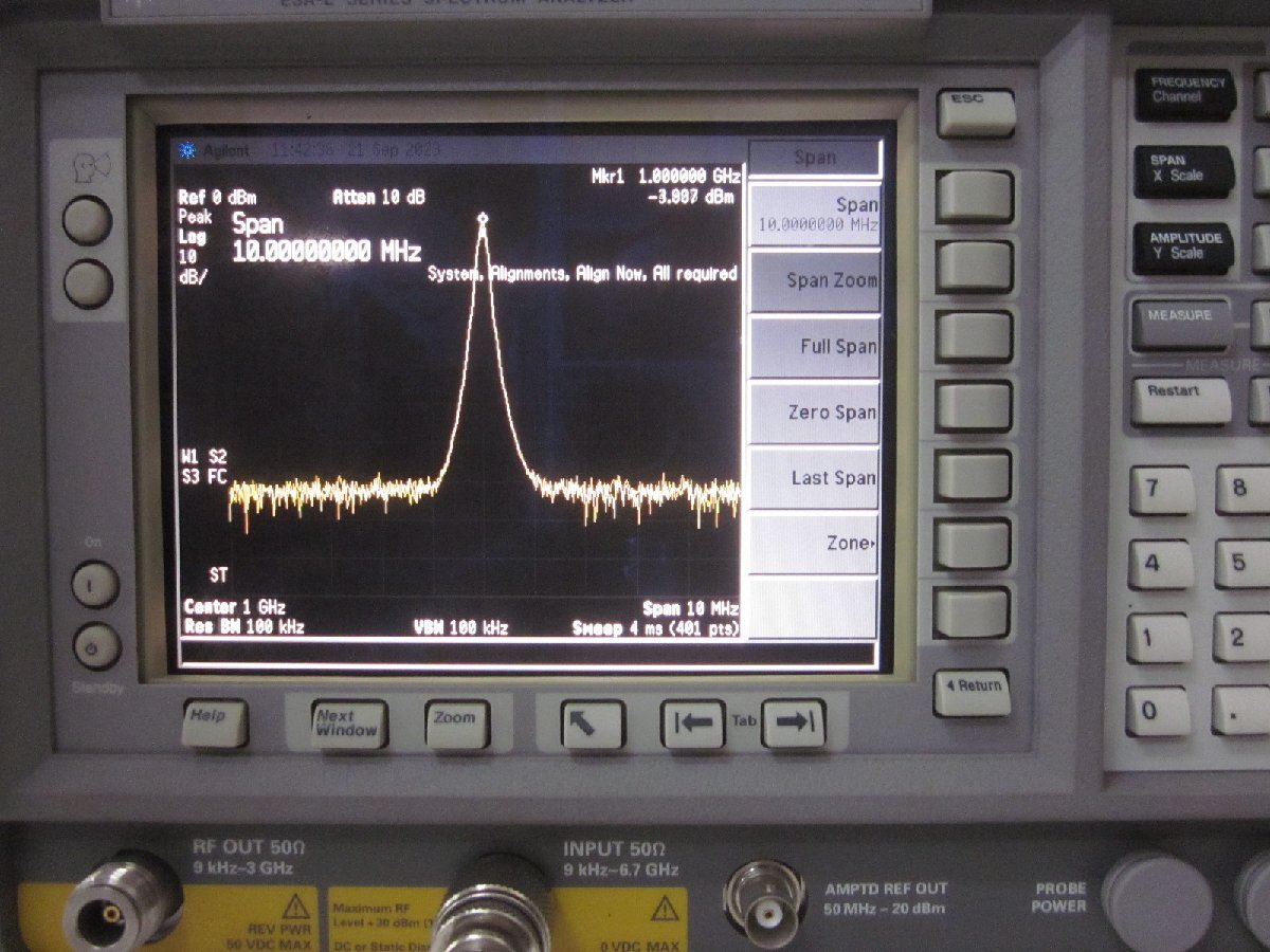 Agilent E4404B Spectrum Analyzer 6.7GHz [d1231387169]