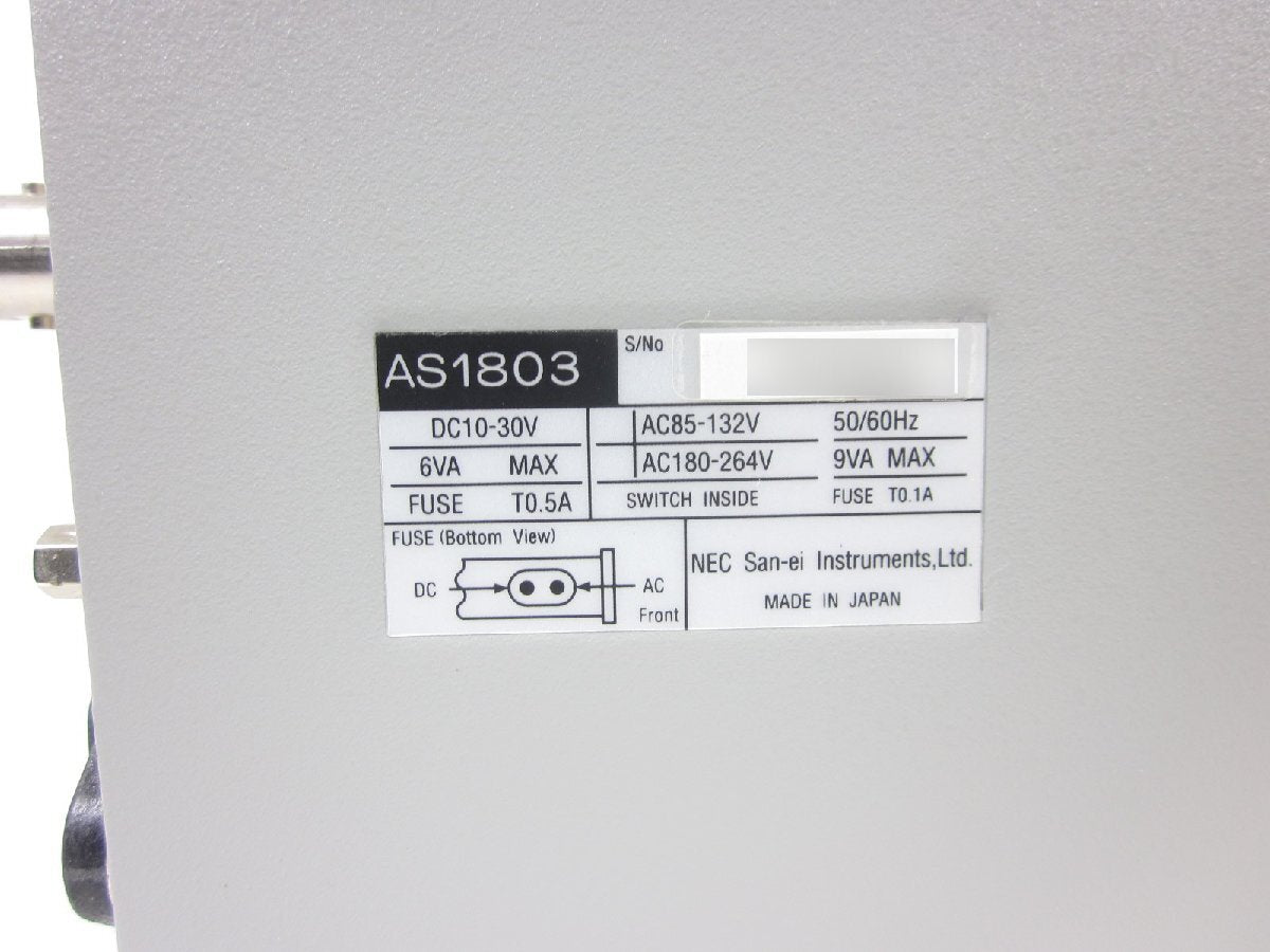 NEC Avio AS1803 Strain Amplifier 1CH [e1231391869]
