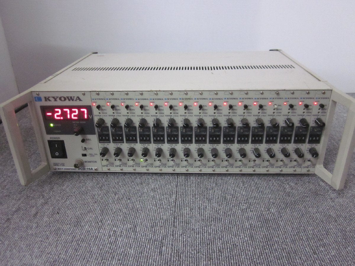 Kyowa MCD-16A Portable Multi Conditioner Strain Measuring Unit [l1231384634]