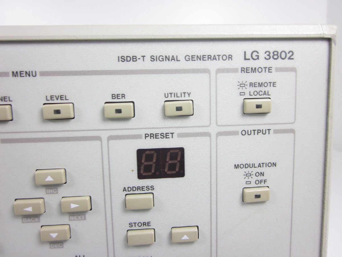 Leader LG3802 ISDB-T Signal Generator 860MHz [d1231386225]