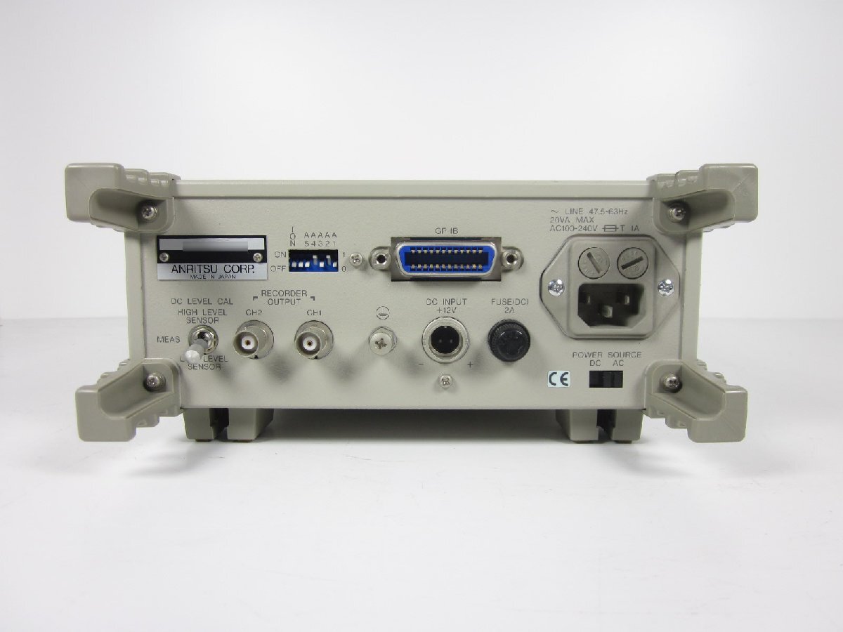 Anritsu ML910B Optical Power Meter 0.38μm-1.8μm 2 Channels [b1231377133]
