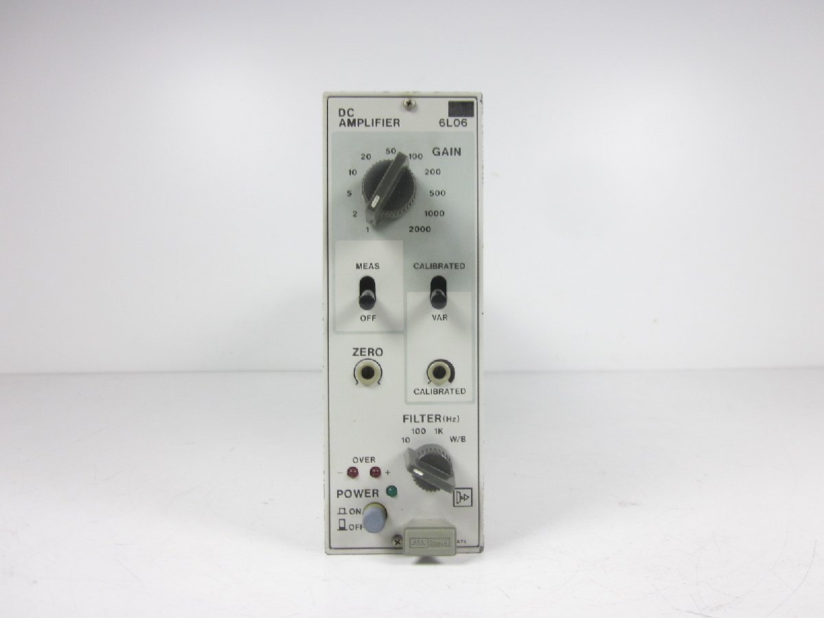 NEC 6L06 DC Amplifier Unit Range 1/2/5/10/20/50/100/200/500/1000/2000 [u1231381995]