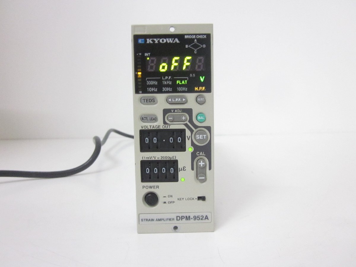 KYOWA DPM-952A Noise Measurement Instrument with Strain Amplifier [l1231385733]
