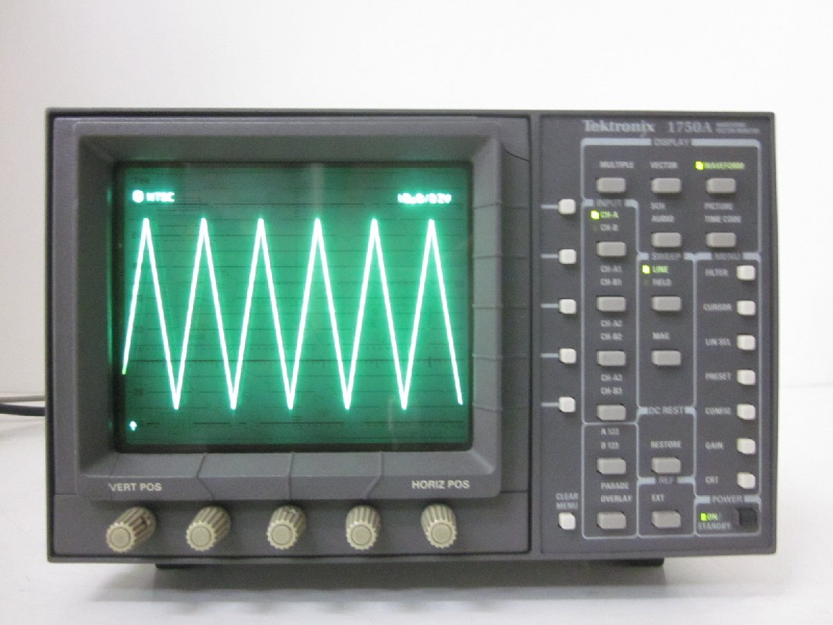 Tektronix 1750A Waveform Monitor Vectorscope [q1231379312]