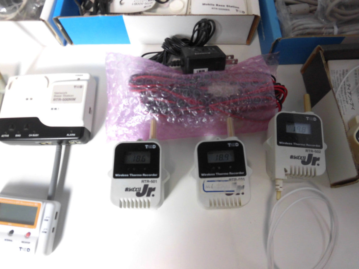 Environmental Measuring Instruments TEU-10 Temperature and Humidity Meter Set 3m9151 5 Units [u1231389253]