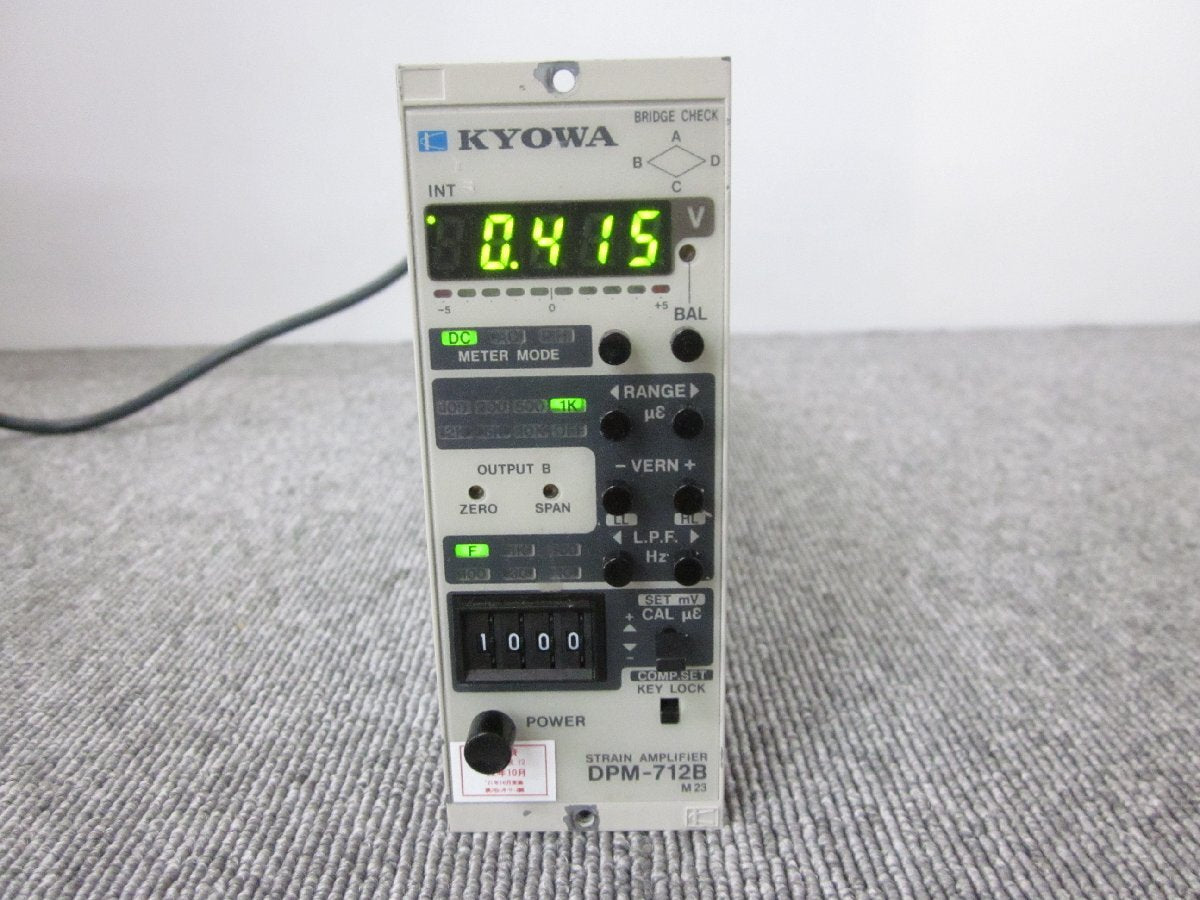 Kyowa DPM-712B M23 Strain Amplifier Signal Conditioner [n1231383282]