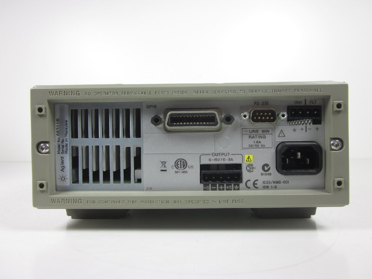 Agilent 66311B DC Power Supply 0-15V 0-3A [w1231382411]