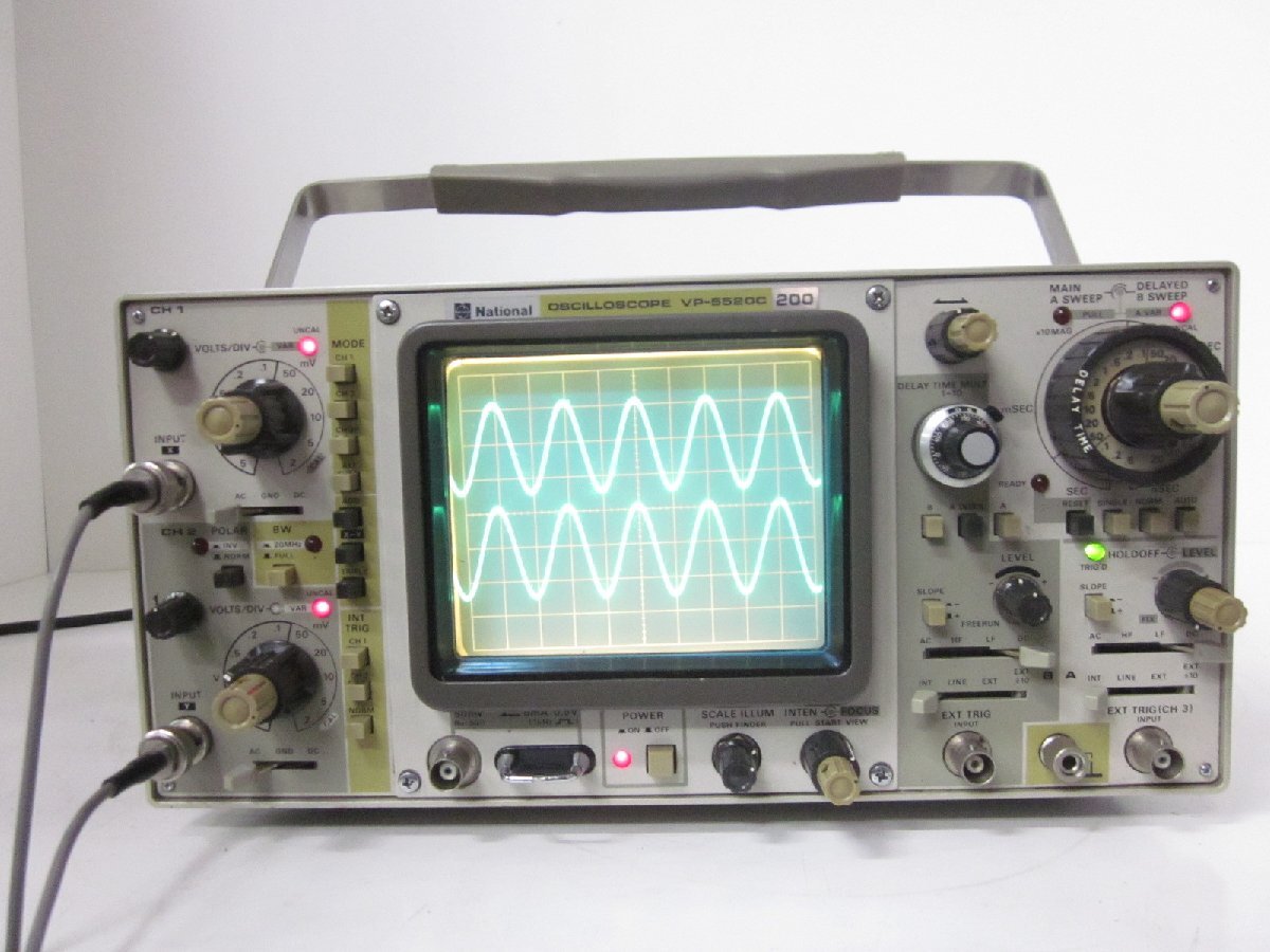 Panasonic VP-5520C Oscilloscope 2ch 200MHz [s1231385378]