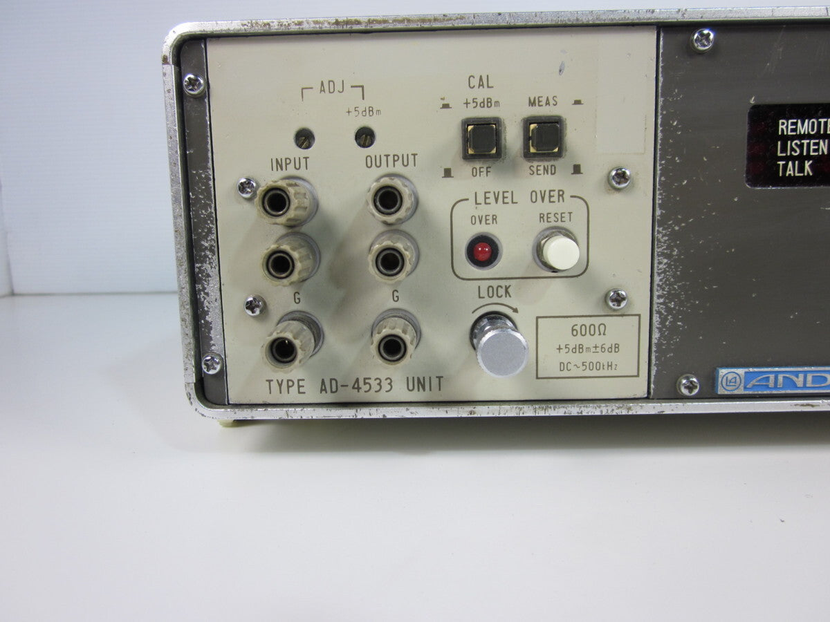 ANDO AD-4030 Standard Output Tester with AD-4533 Unit [q1231382155]
