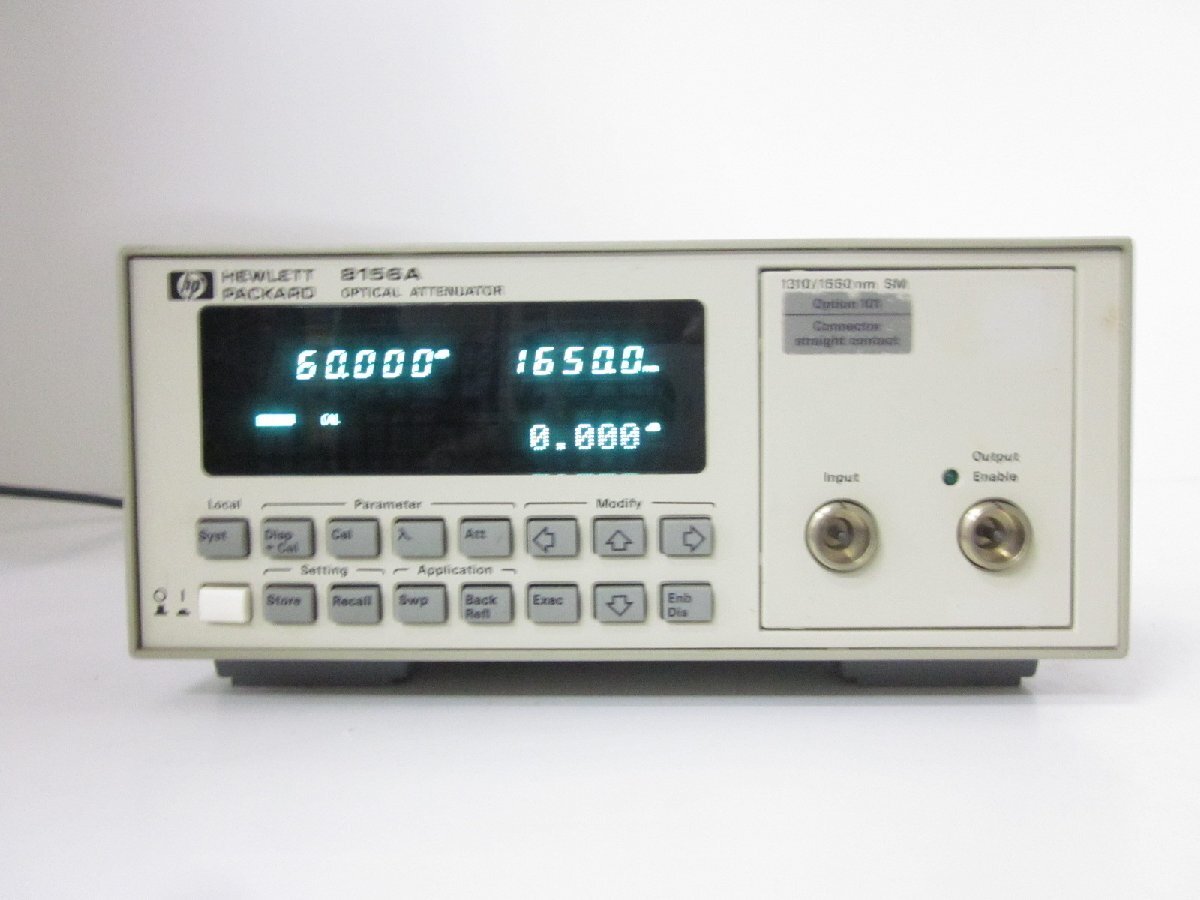 HP 8156A Optical Attenuator 60dB 1200-1650nm [1231376239]