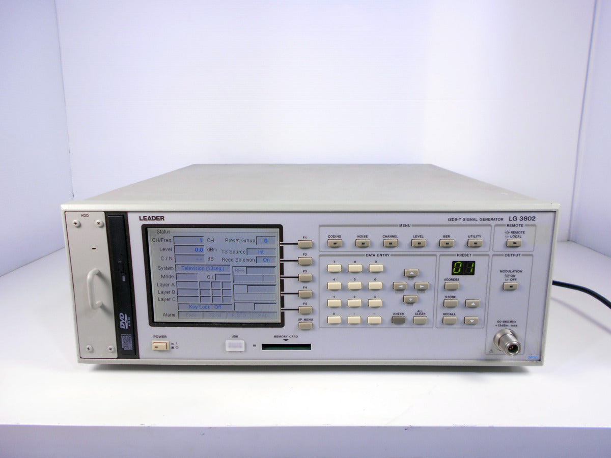 Leader LG3802-70 ISDB-T Signal Generator 860MHz [h1231384261]
